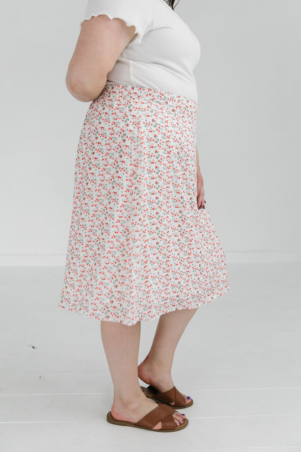 Traci Midi Skirt *ALL SALES FINAL*