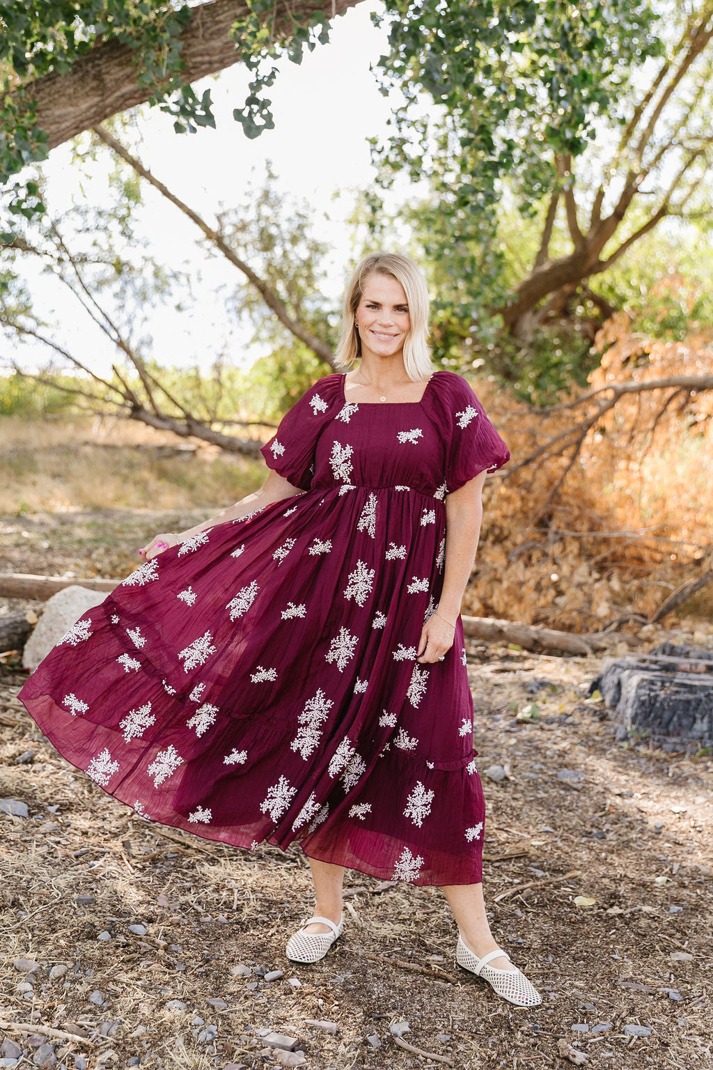 Nadine In Burgundy