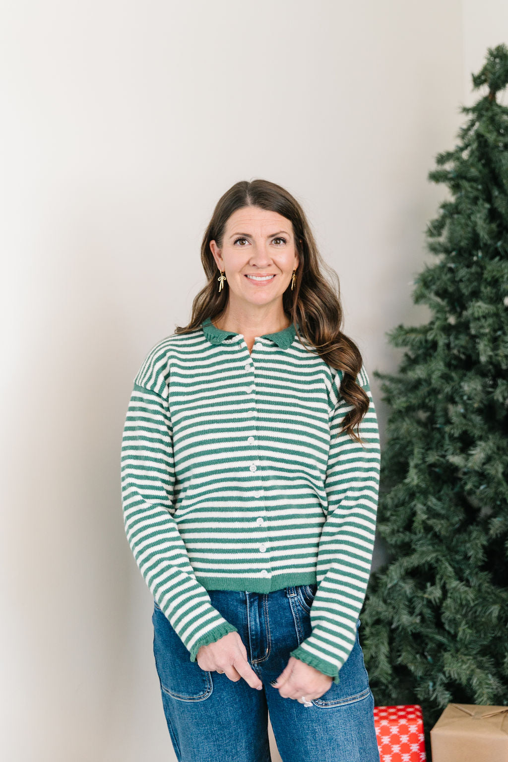 Sofie Striped Cardigan