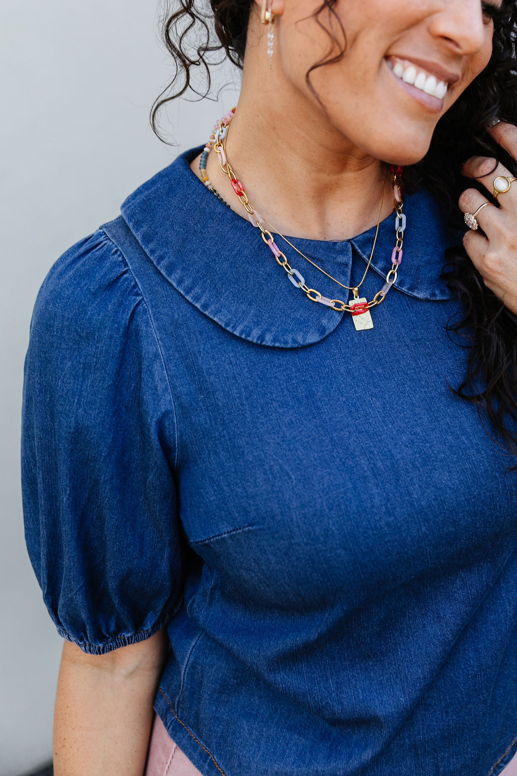 Starla Denim Top
