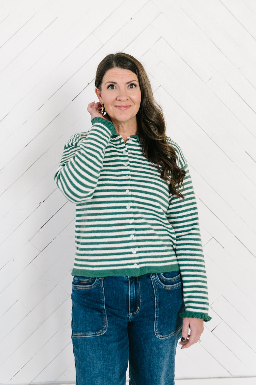 Sofie Striped Cardigan