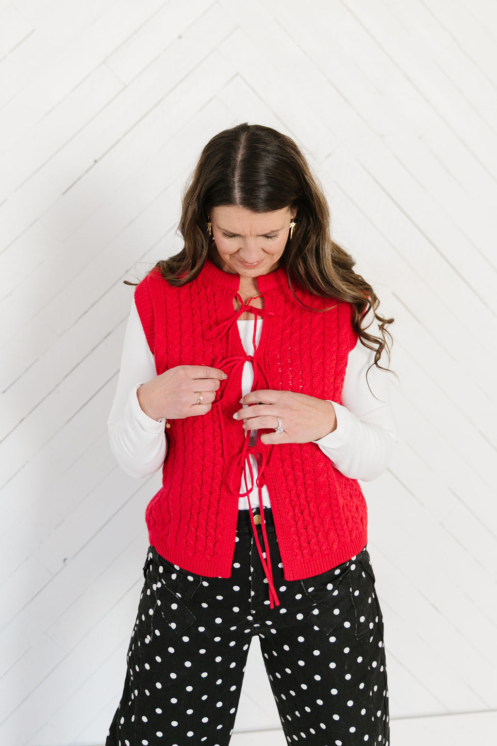 Flynn Cable Knit Vest