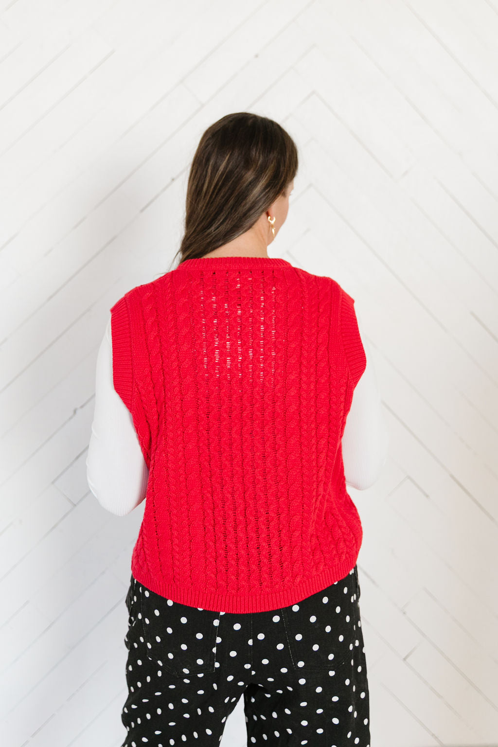 Flynn Cable Knit Vest