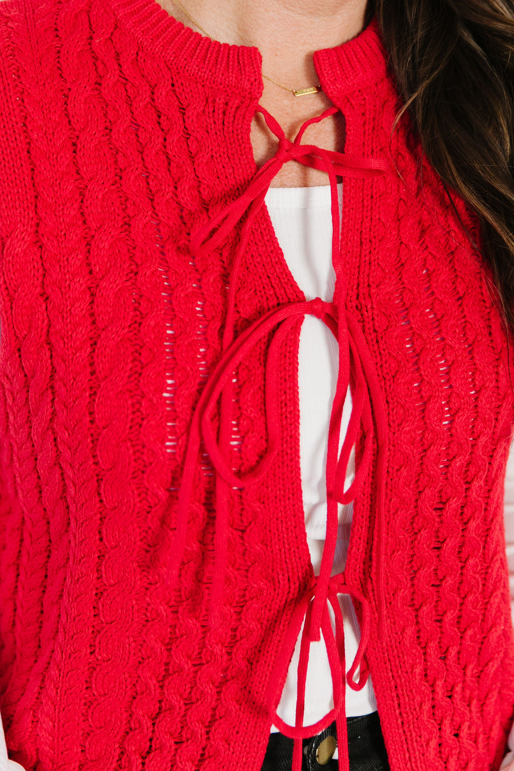 Flynn Cable Knit Vest