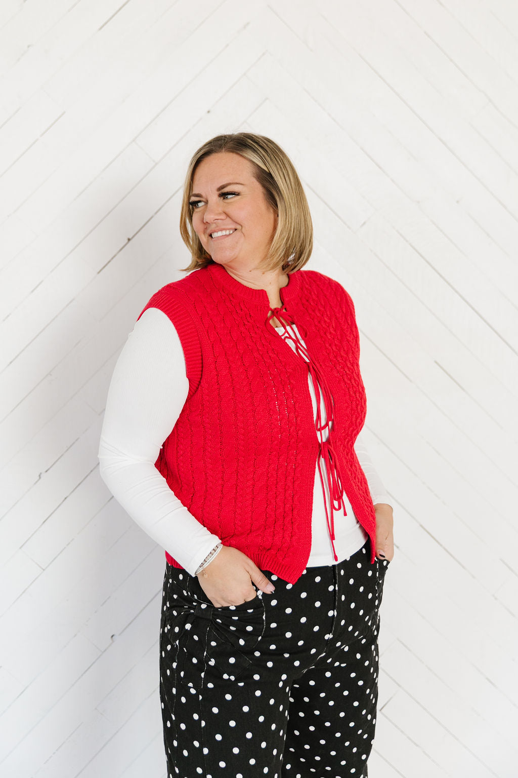 Flynn Cable Knit Vest