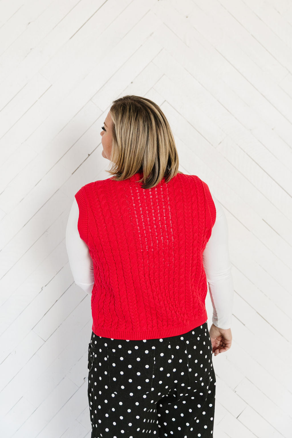 Flynn Cable Knit Vest