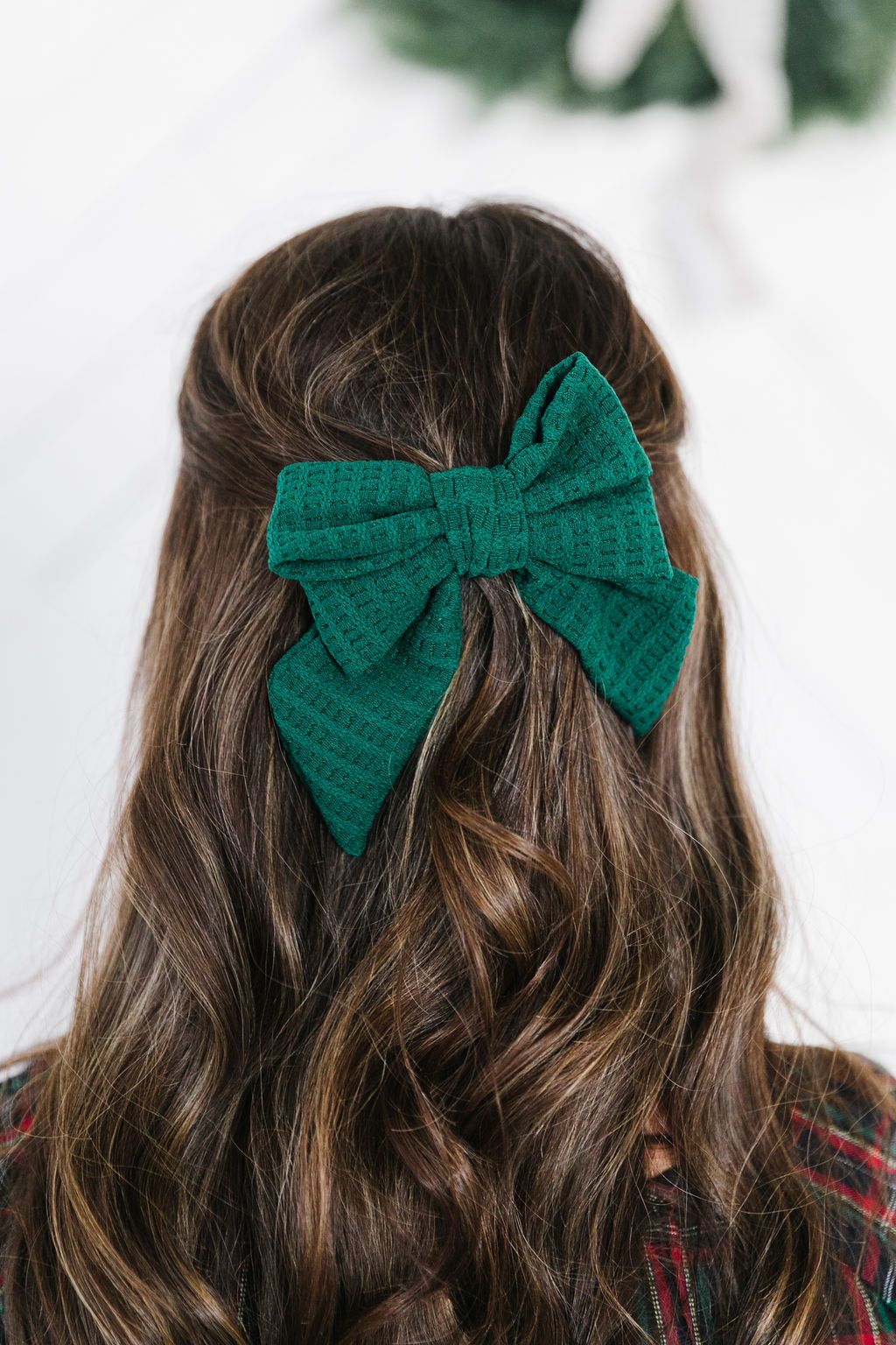 ANDI Spruce Waffle Bow