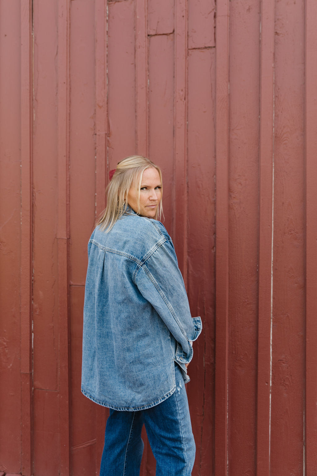 Oleana Denim Shacket