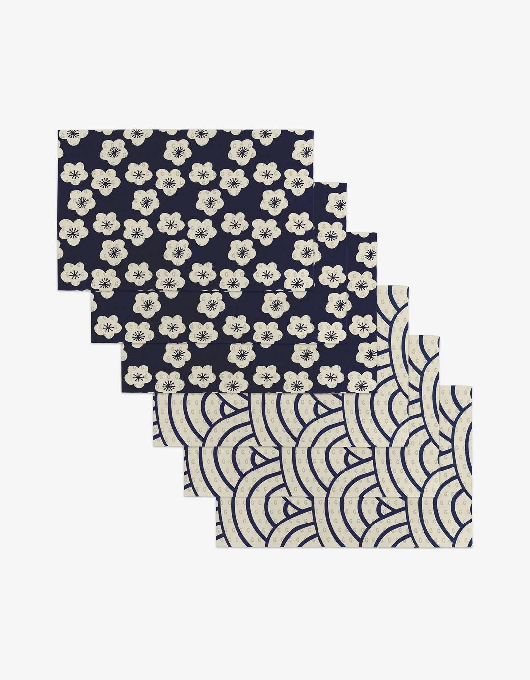 Geometry Not Paper Towel S/6 - Floral Fun