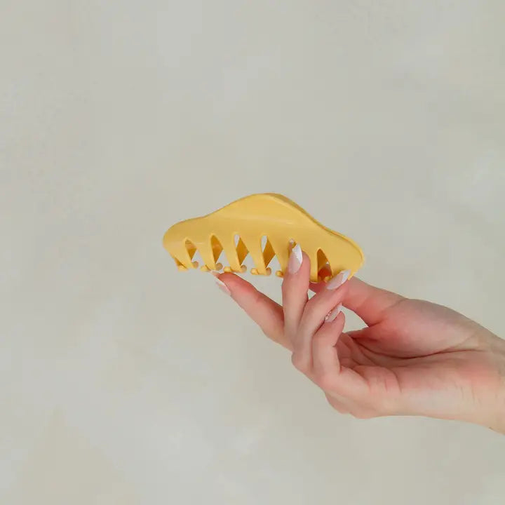 Andi Canary Yellow Claw Clip