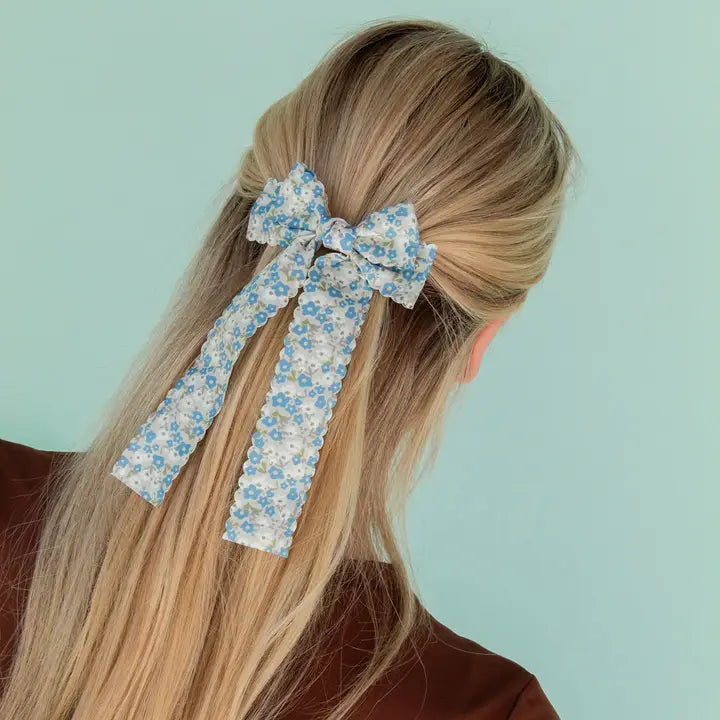 Andi Forget Me Not Bow Barrette