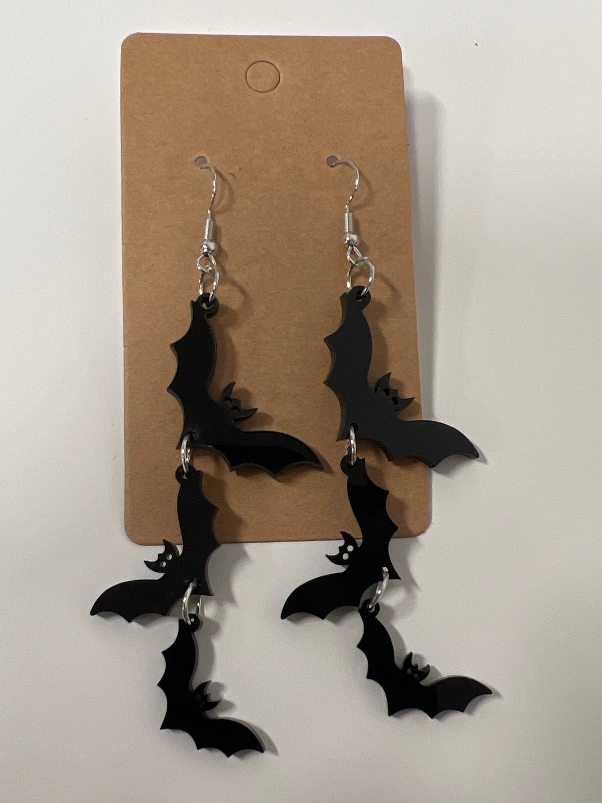 Triple Bat Earrings