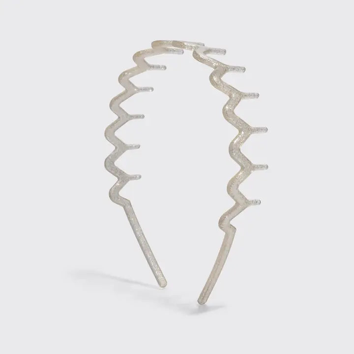 KITSCH Gold & Silver Zigzag Headbands