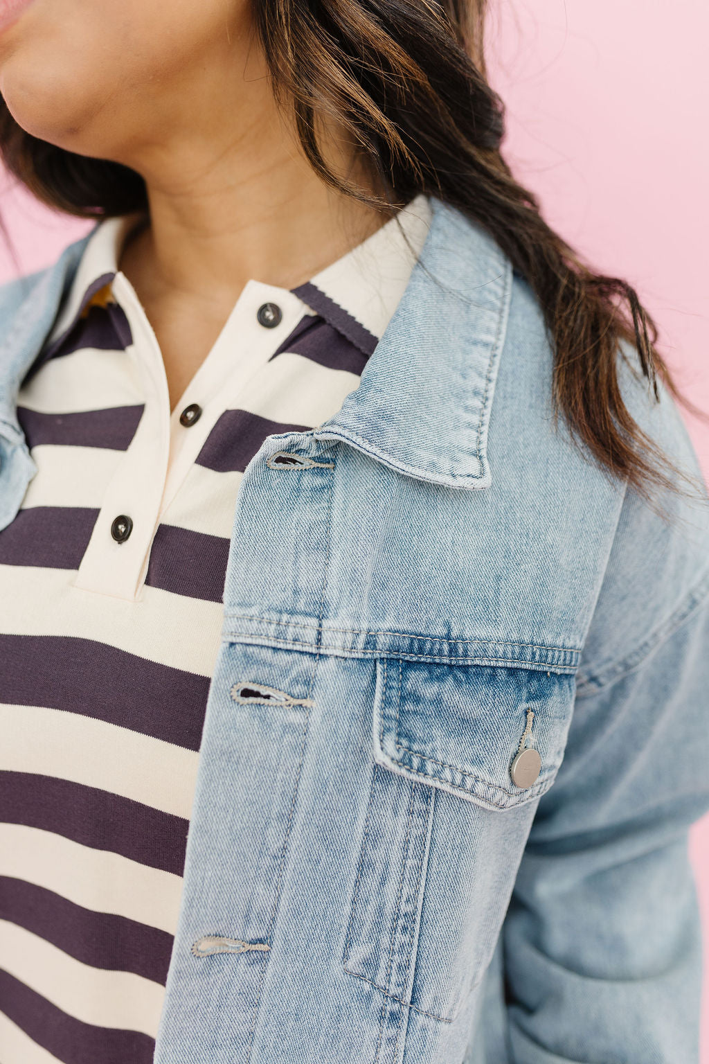 Elodie Denim Jacket *ALL SALES FINAL*