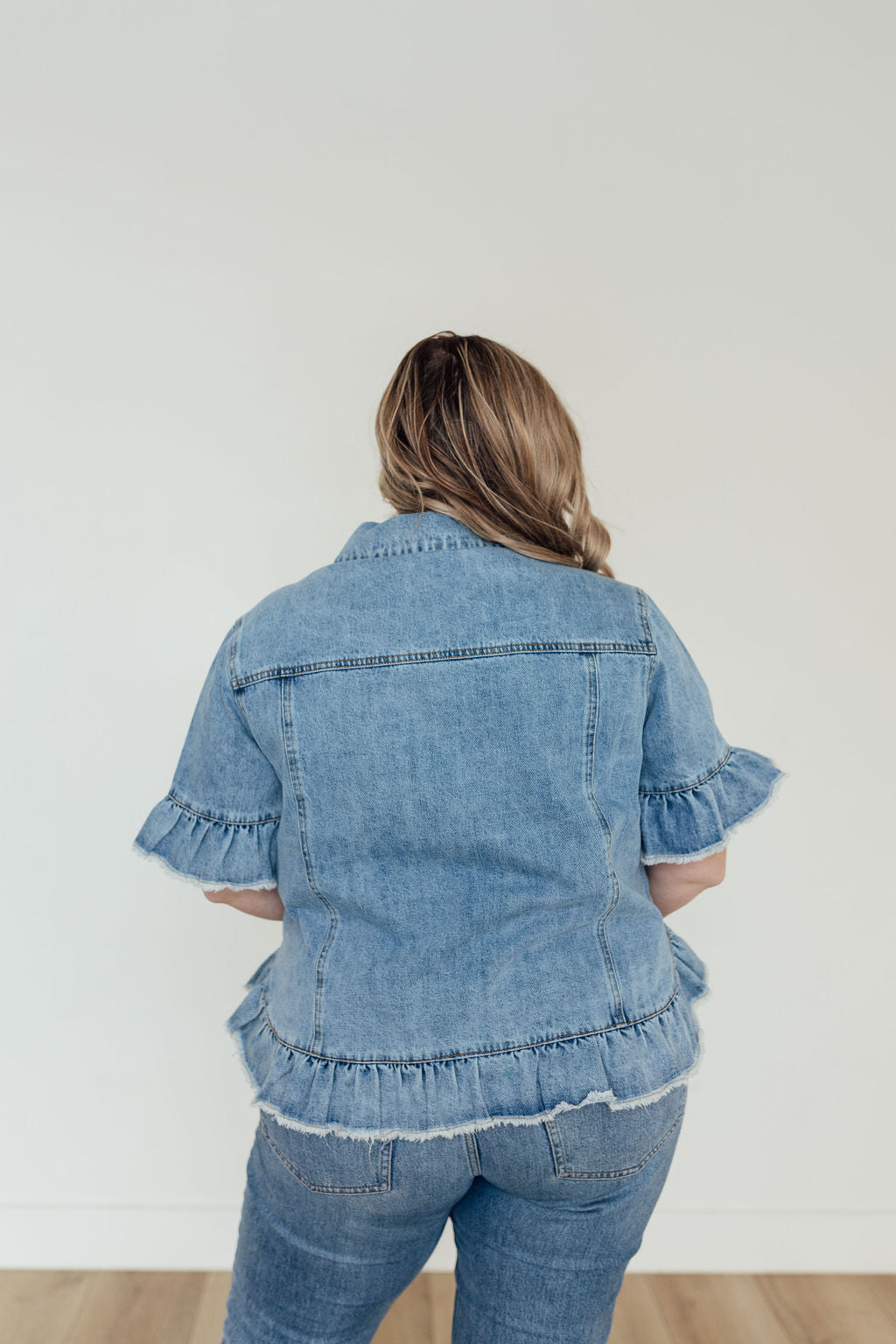 Aurora Short Sleeve Denim Jacket