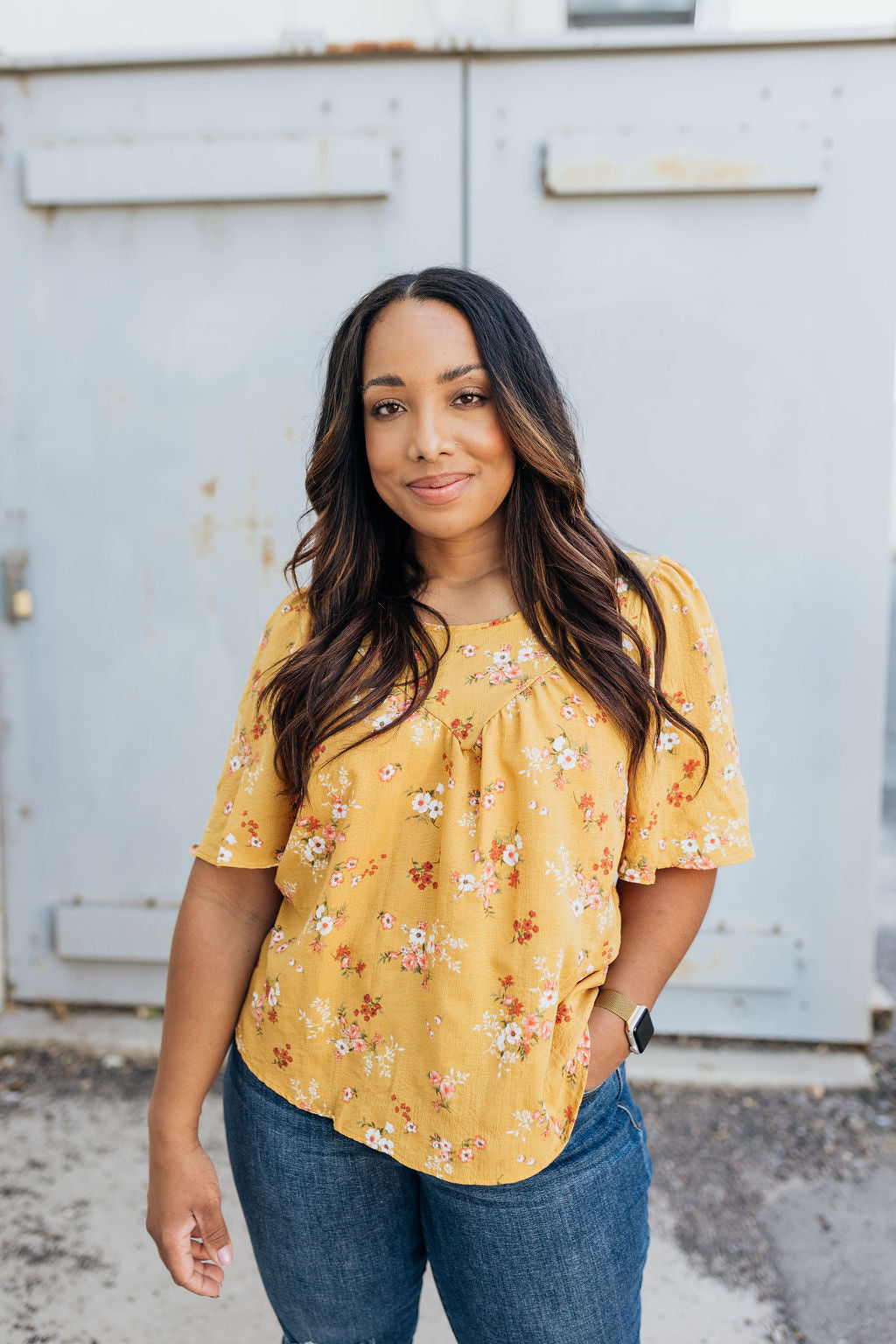 Mabel Floral Top