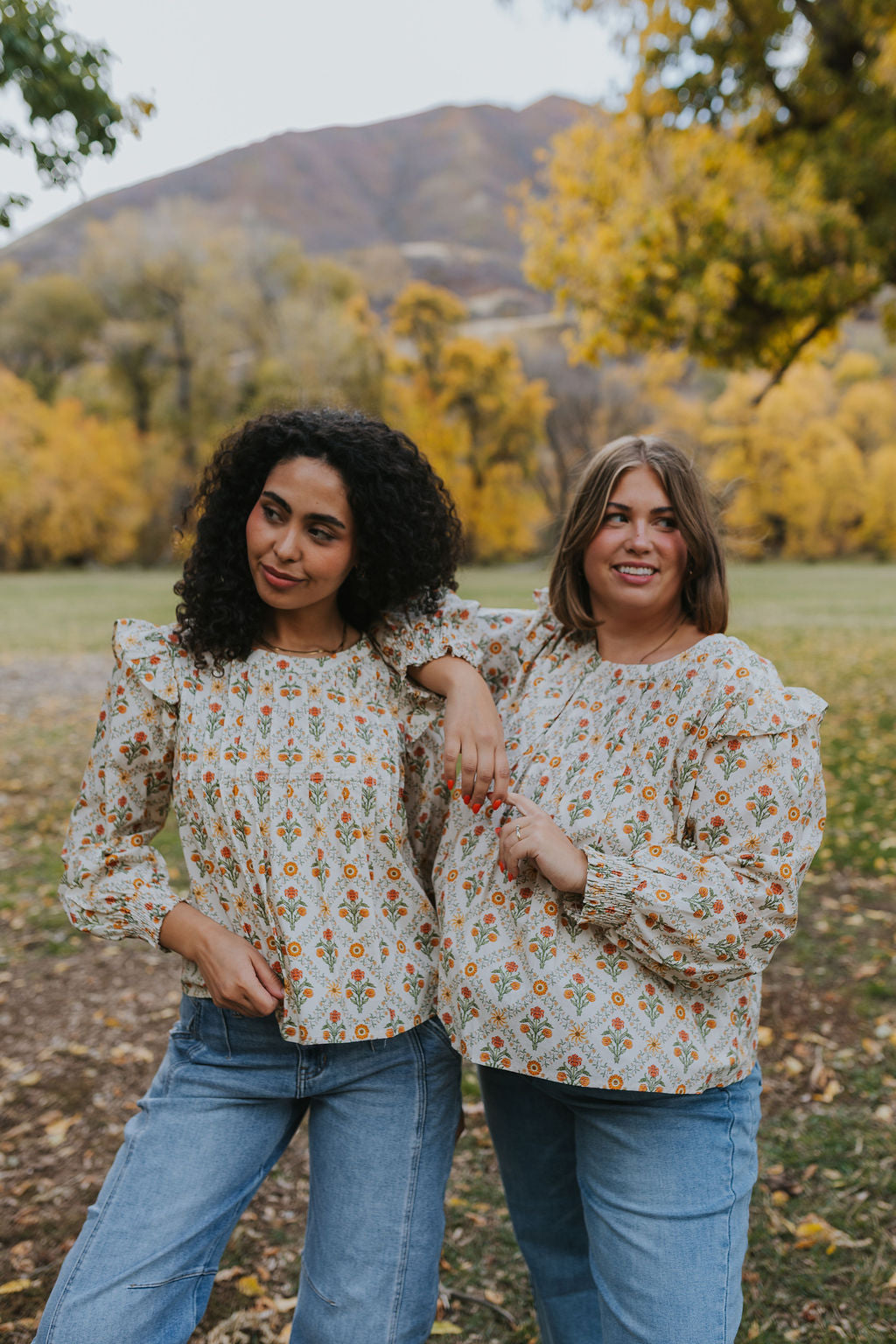 Mindy Floral Top