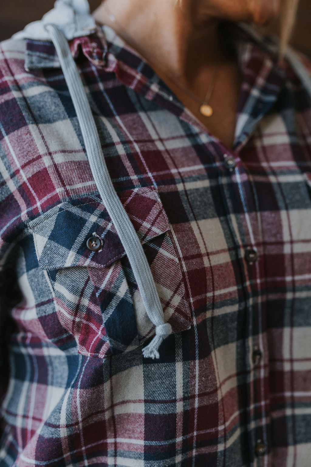 Leander Hooded Flannel