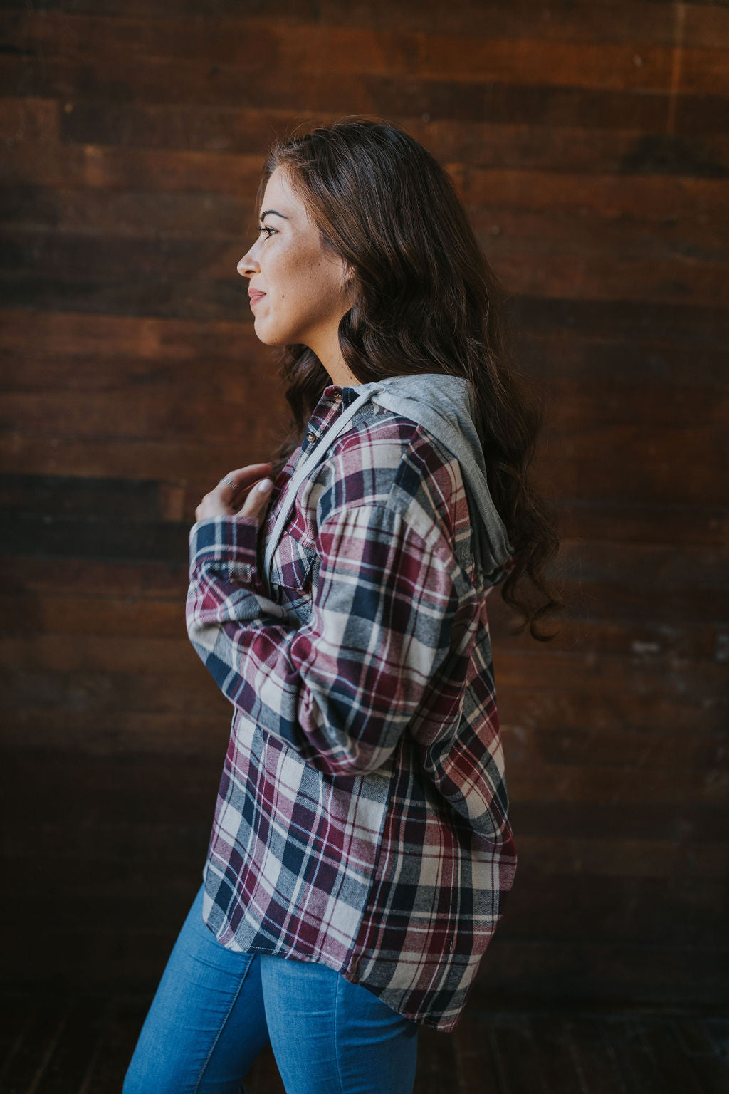 Leander Hooded Flannel