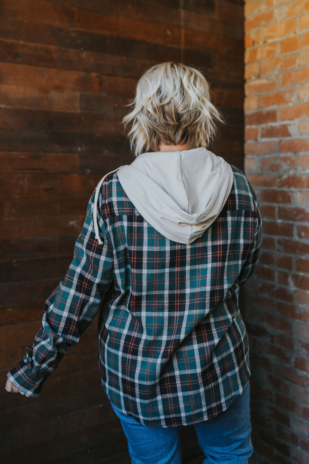 Leander Hooded Flannel