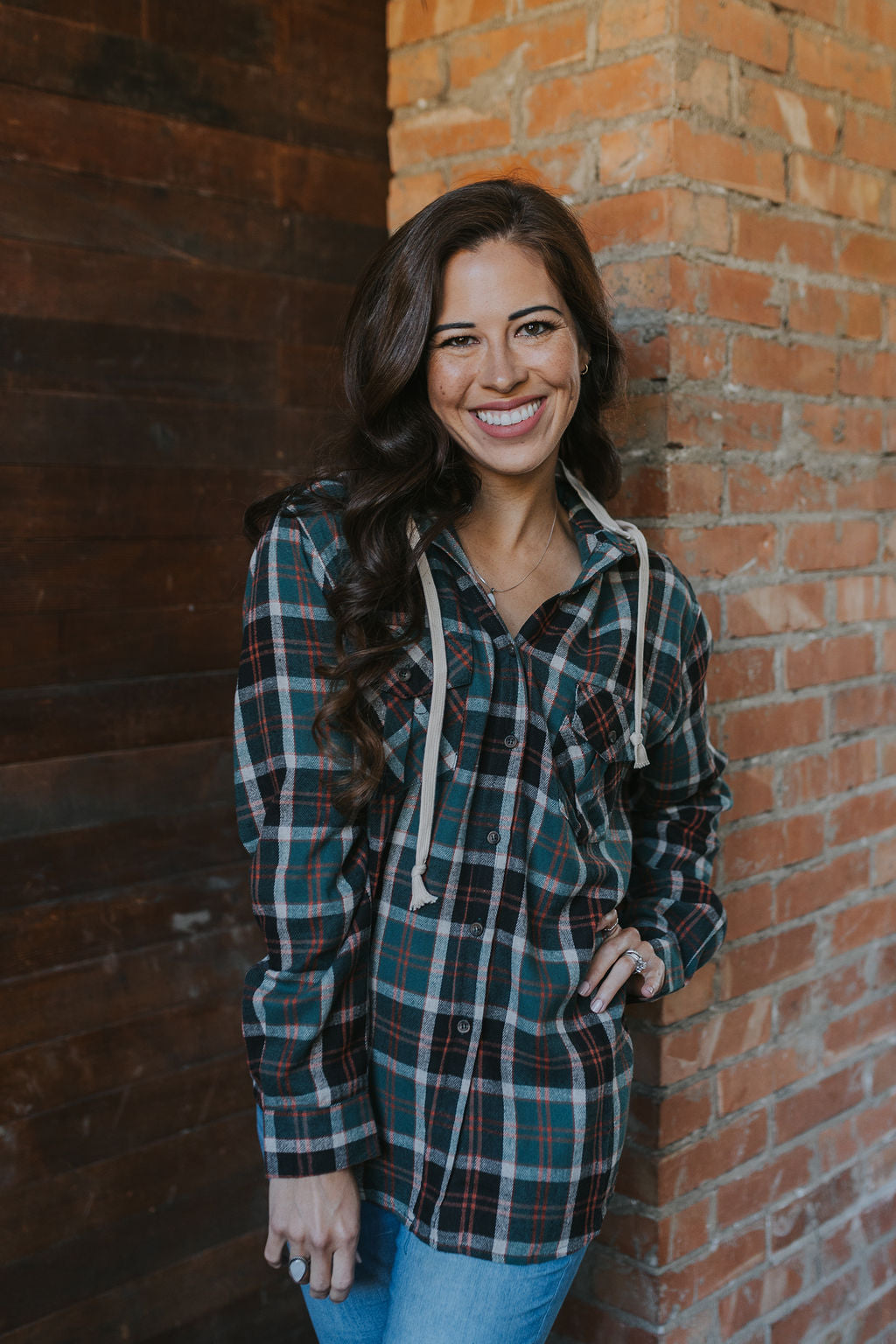 Leander Hooded Flannel