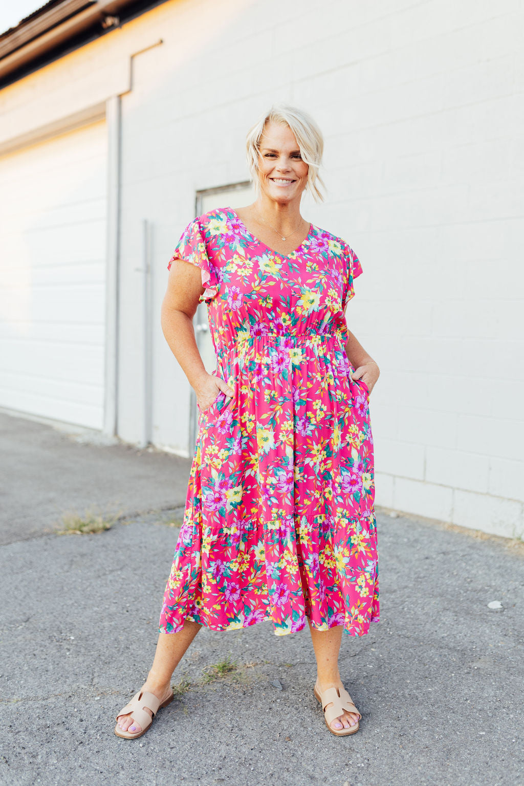 Ina Floral Midi