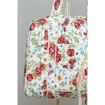 Quilted Overnighter Tote Bag