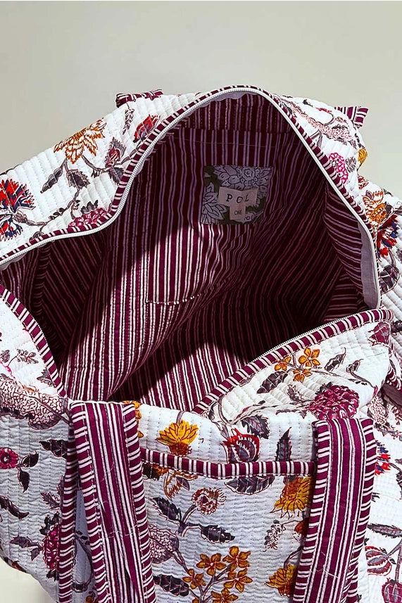 Quilted Weekender Bag