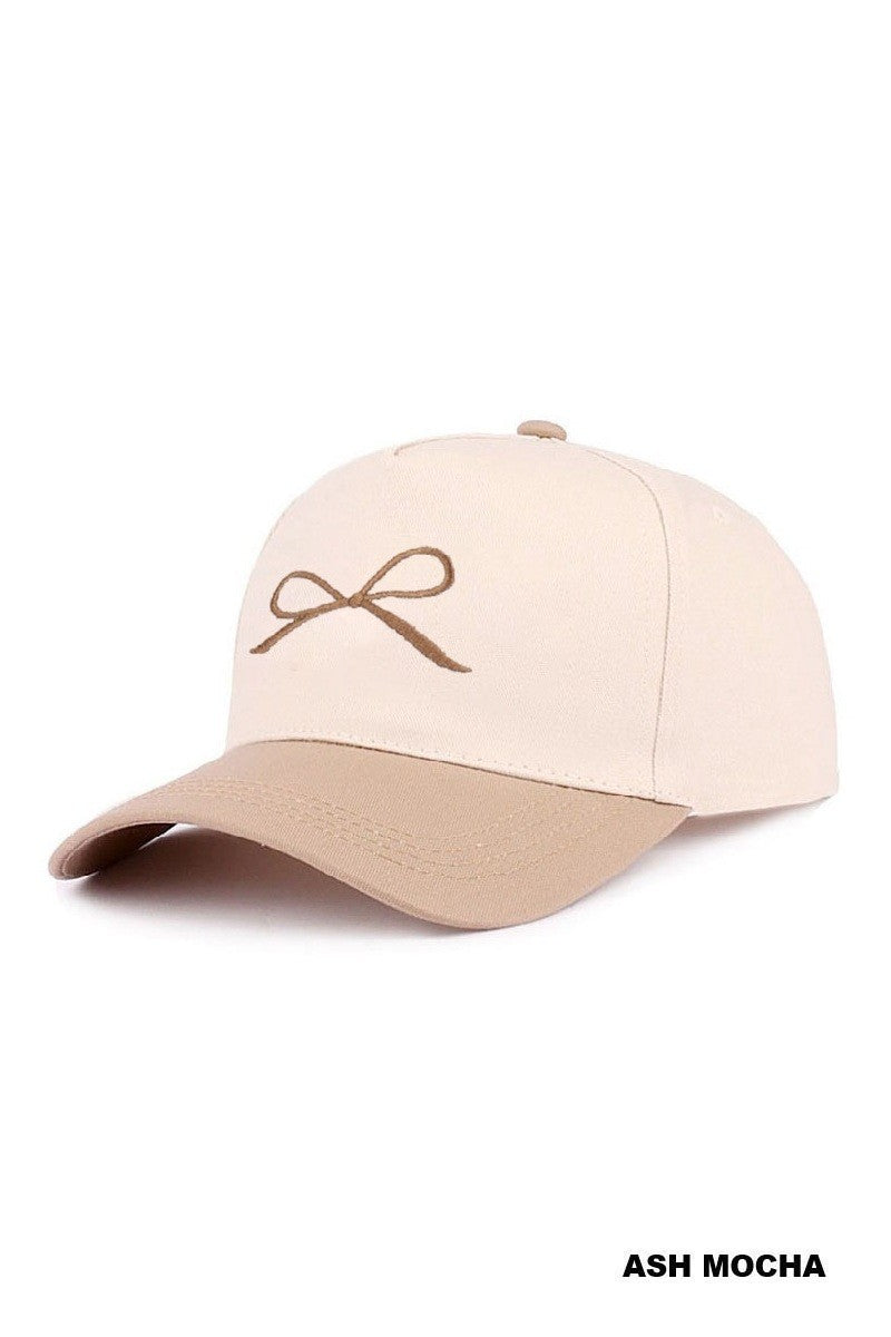 Two-Tone Bow Cap