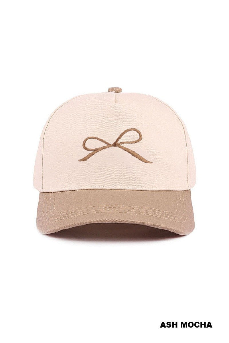 Two-Tone Bow Cap