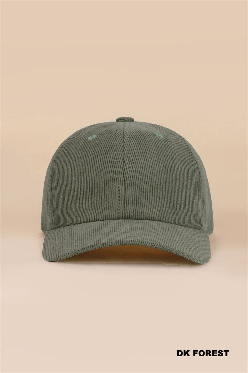 Classic Corduroy Baseball Hat