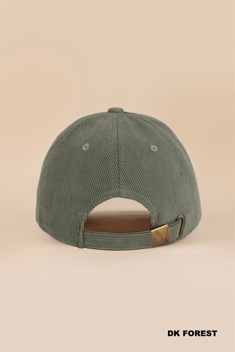Classic Corduroy Baseball Hat