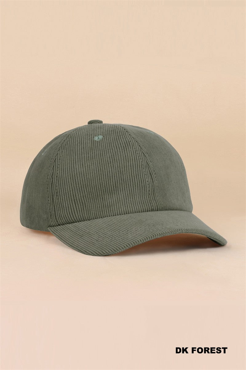 Classic Corduroy Baseball Hat