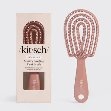 Mini Soft Violet Detangling Flexi Brush