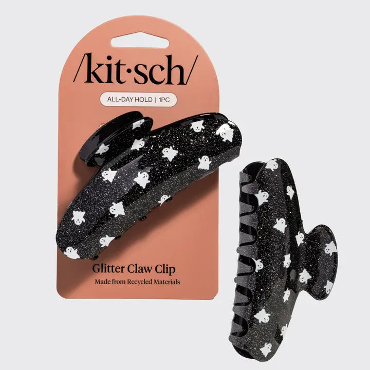 KITSCH Ghosts Glitter Claw Clip