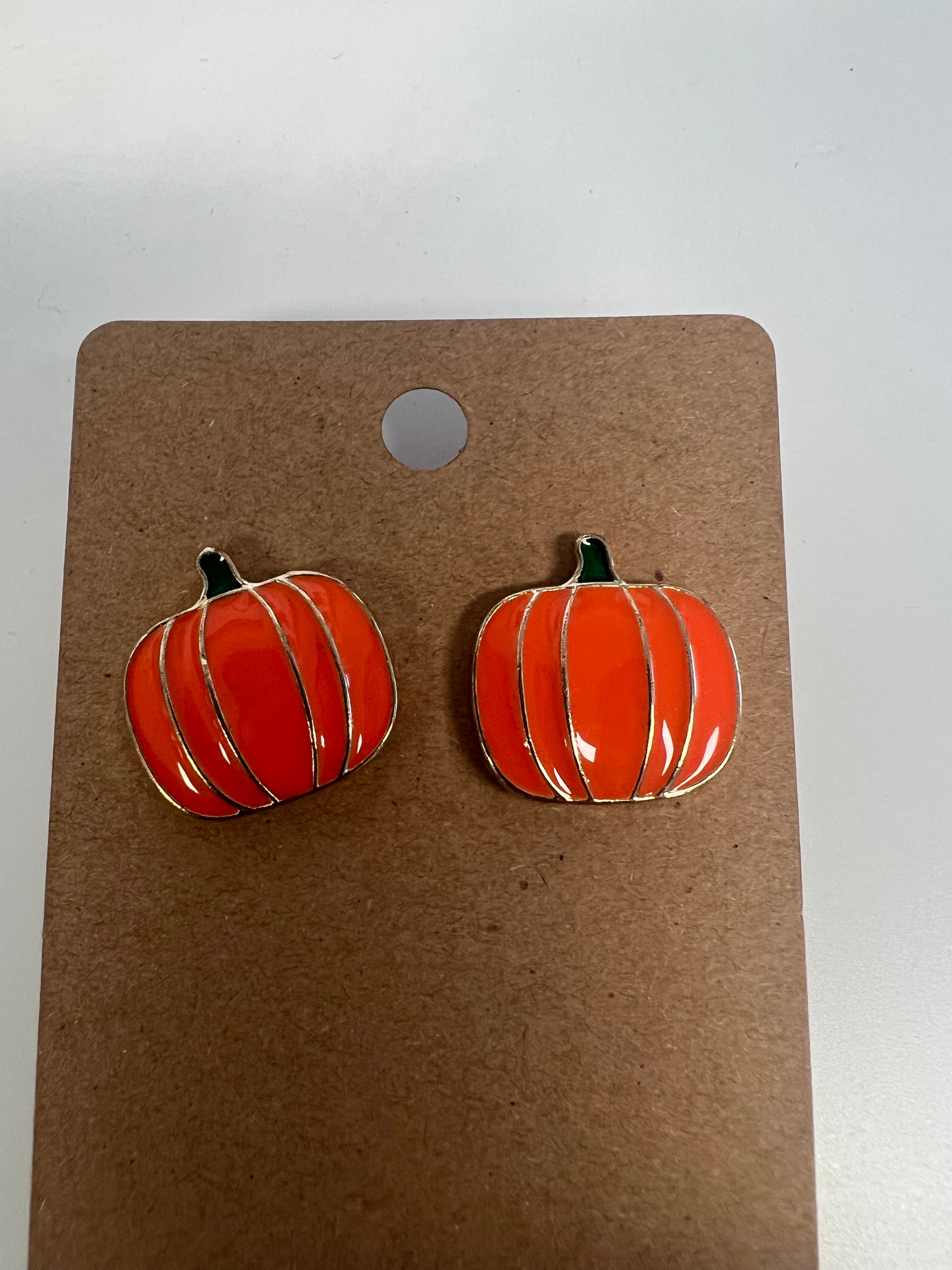 Pumpkin Earrings