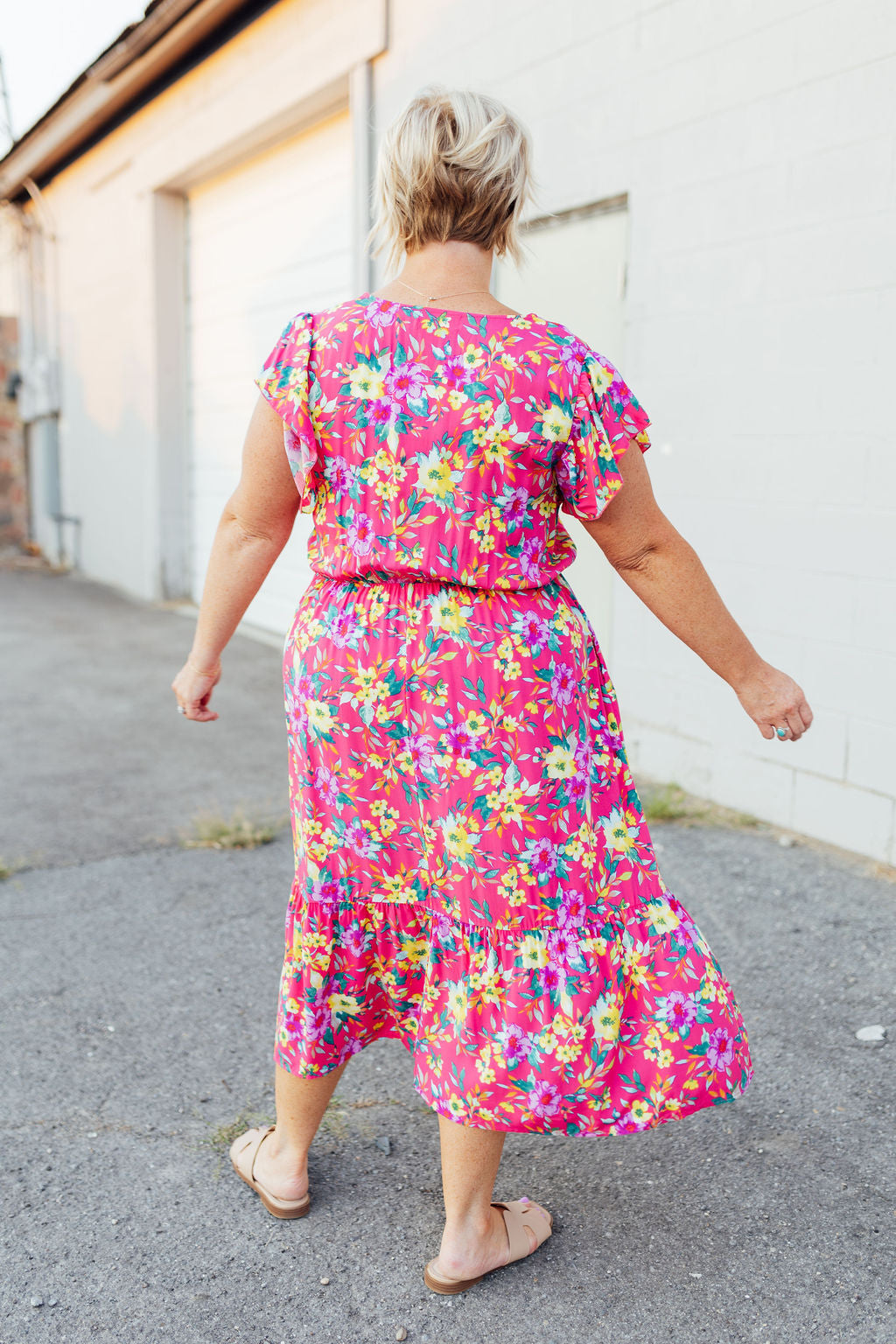 Ina Floral Midi