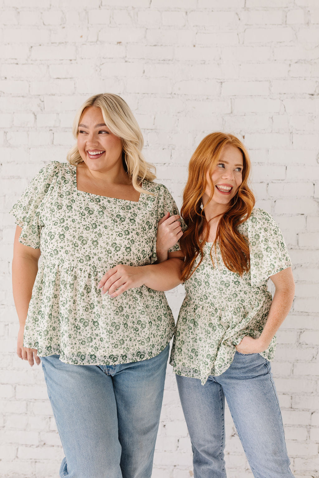 Adela Floral Top