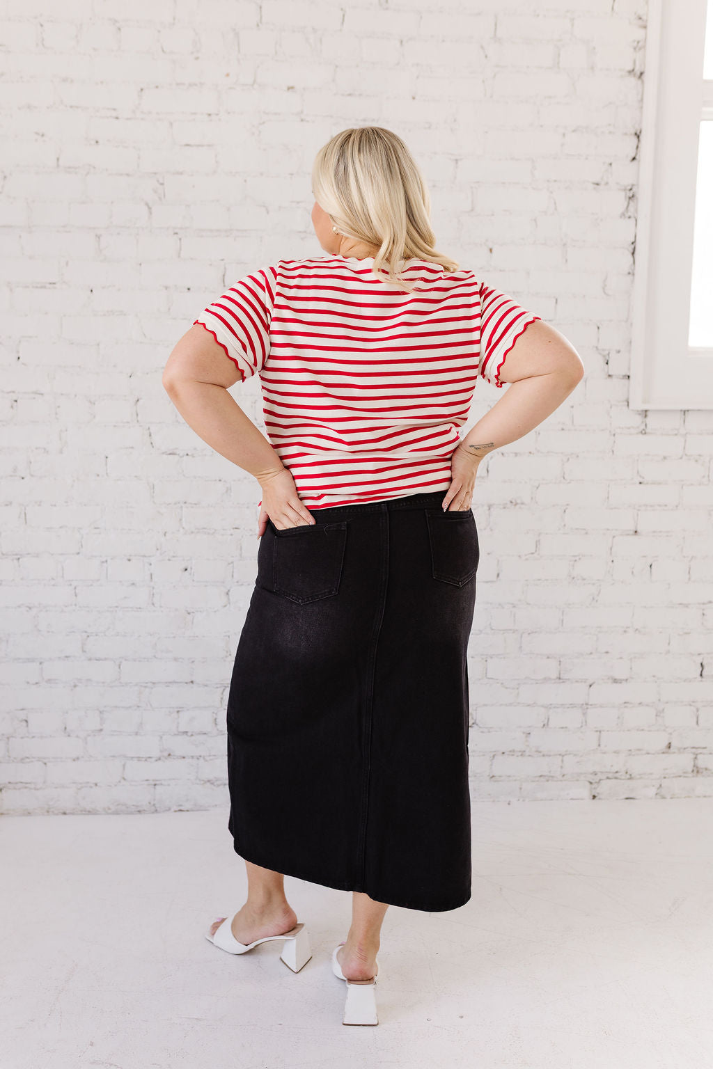 Penny Maxi Denim Skirt