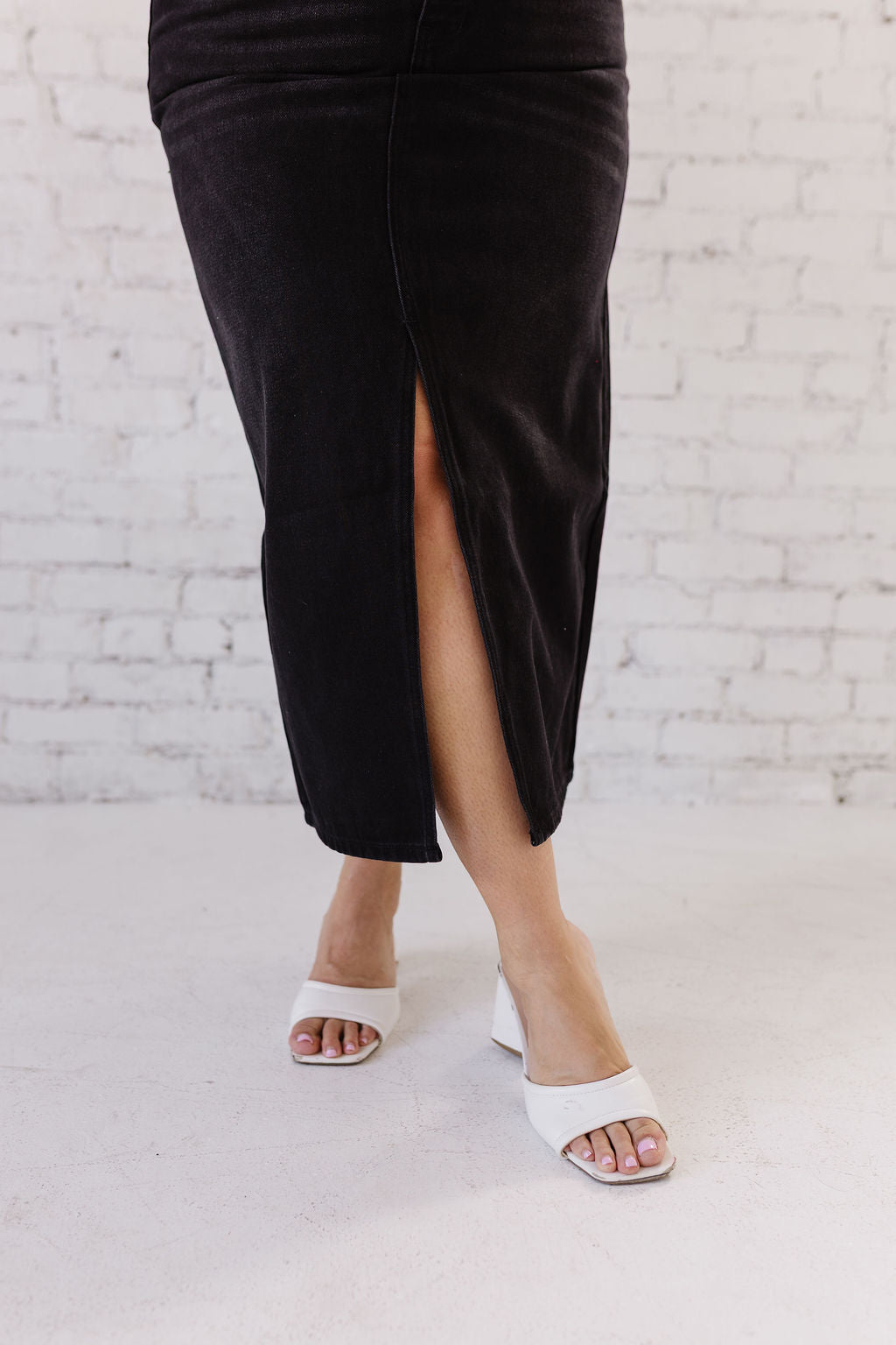 Penny Maxi Denim Skirt