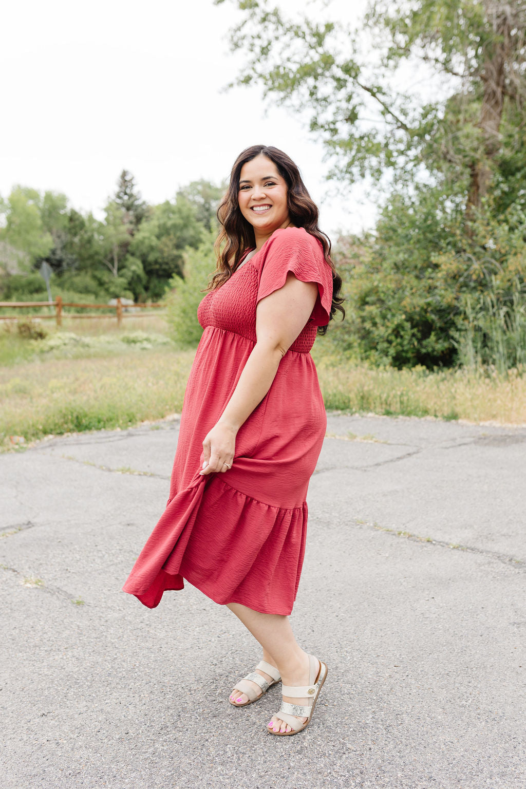 Zoe In Red