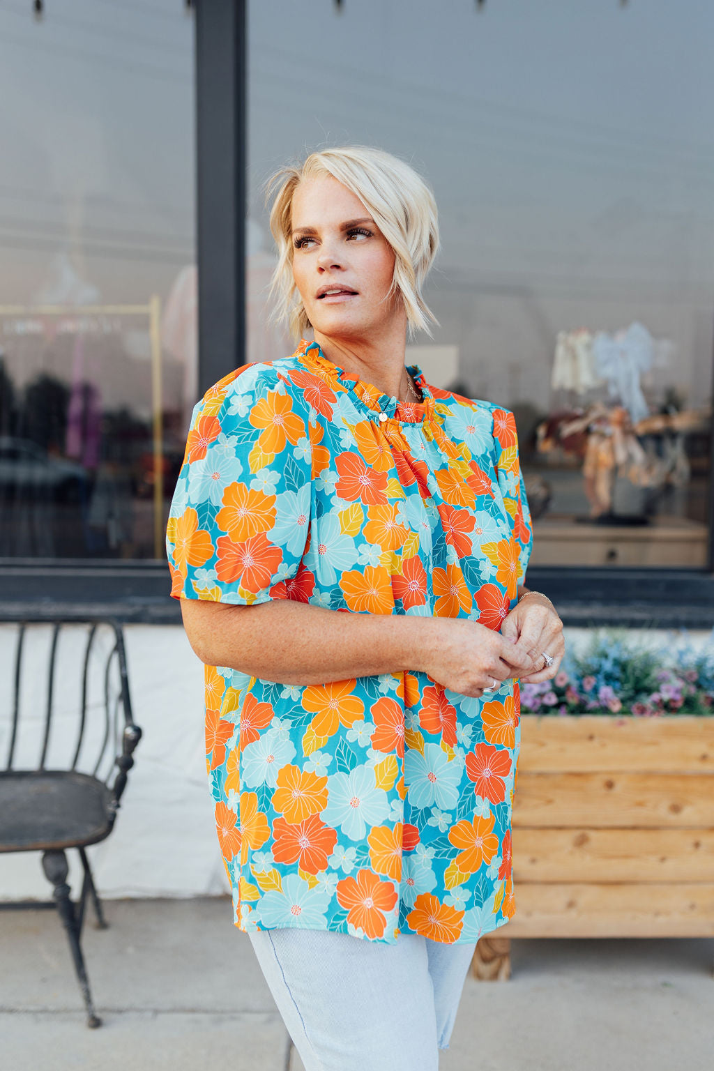 Janie Floral Top