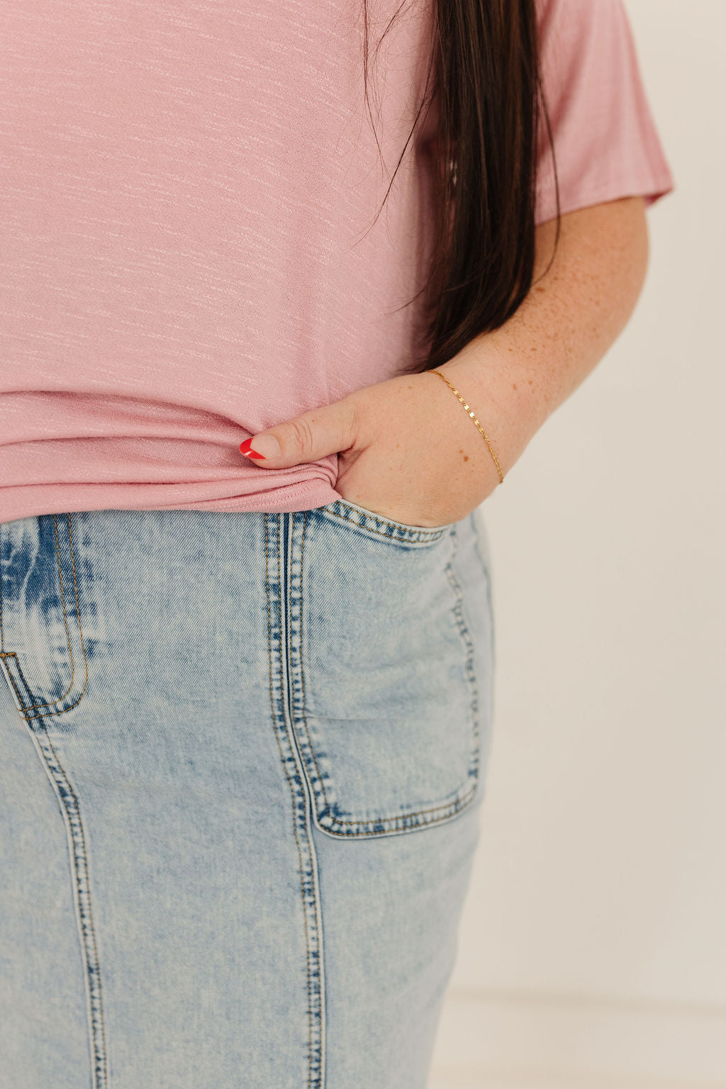 Jayla Denim Skirt