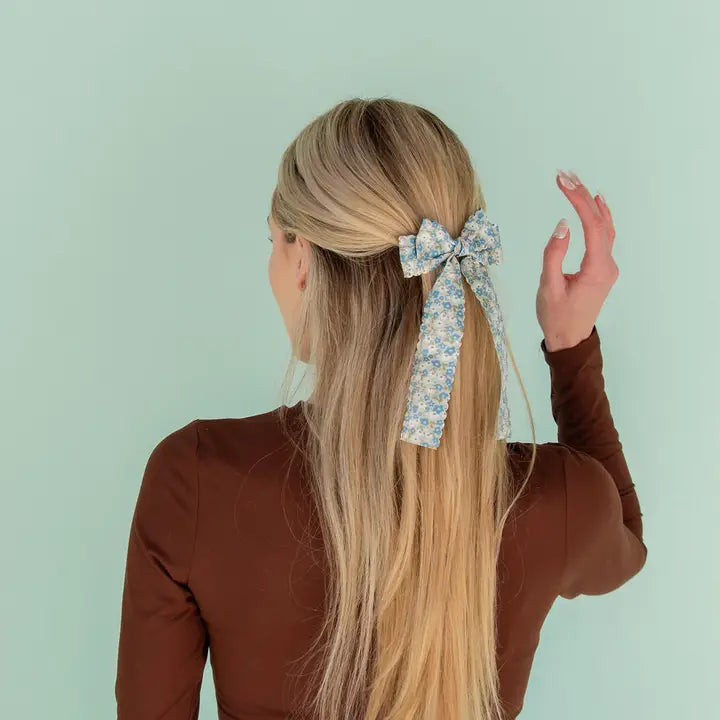 Andi Forget Me Not Bow Barrette