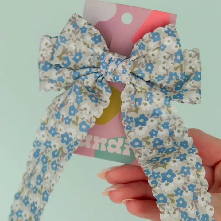 Andi Forget Me Not Bow Barrette