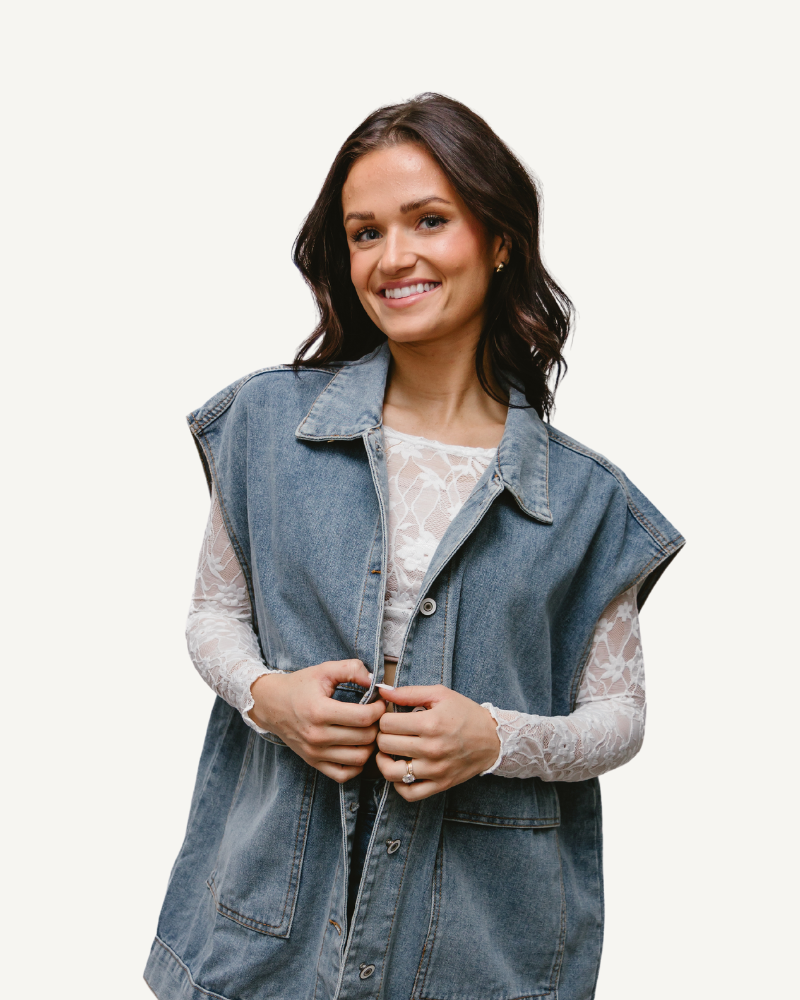 Full Lace Long-Sleeved Halftee