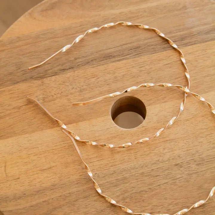 ANDI Twisted Gold Headband