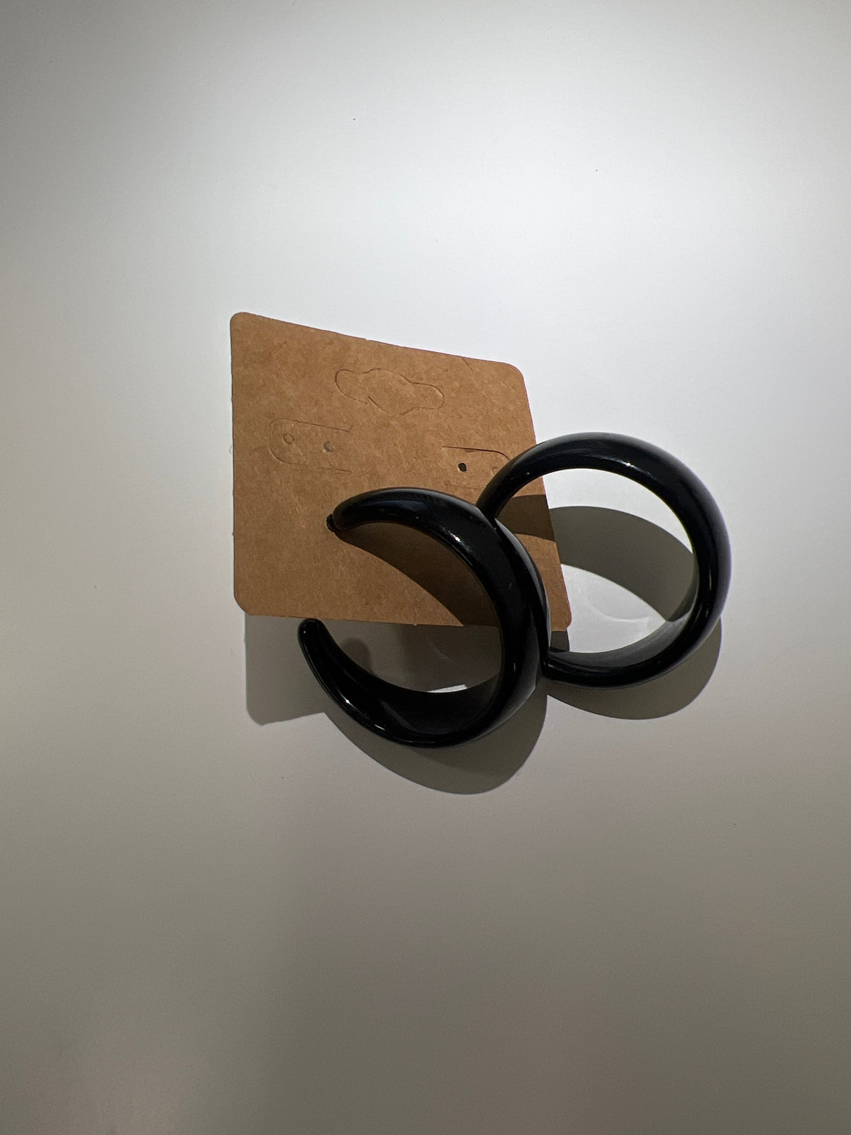 Onyx Hoop Earrings