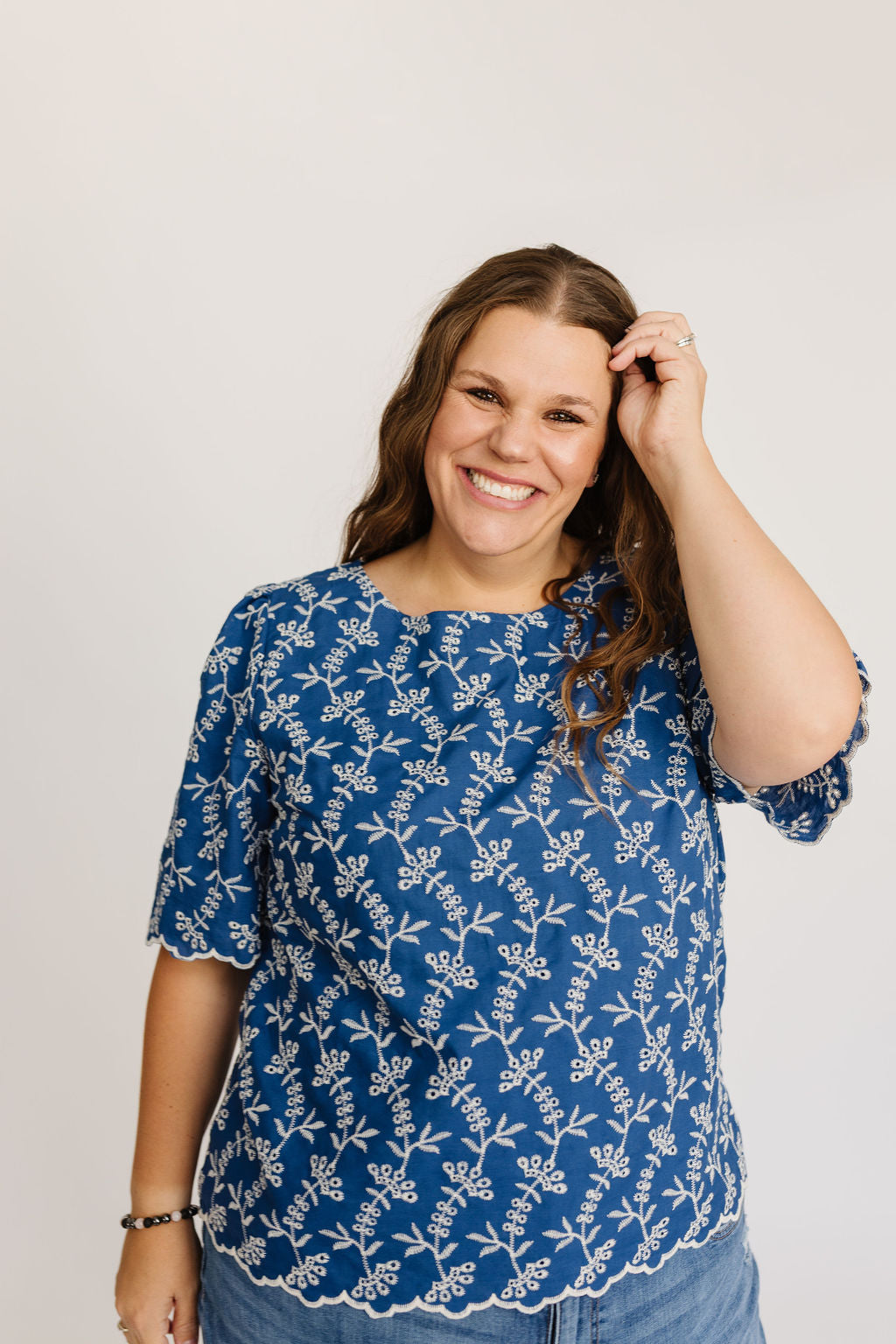 Kirby Eyelet Top