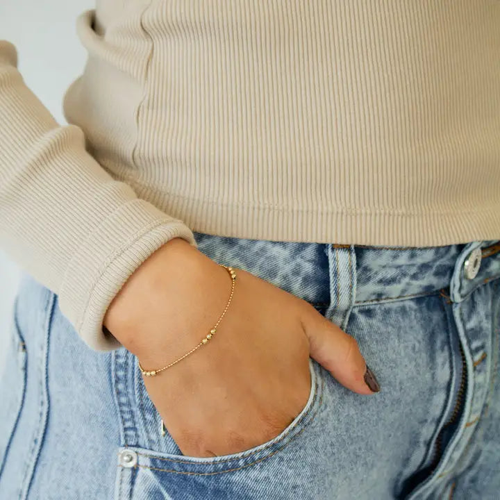 ANDI Triple Bead Bracelet